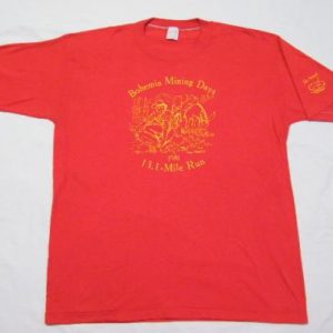 Vintage 1981 Bohemia Mining Days 5th 13.1 Mile Run T-Shirt