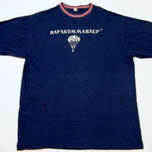 Vintage 70's Champion Blue Bar Parachute T-Shirt