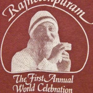 Vintage 1982 Bhagwan Rajneeshpuram 1st Celebration T-Shirt