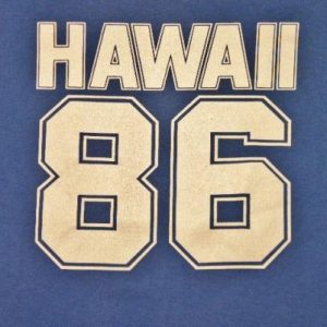 Vintage 1986 Hawaii Surfer Skater Tourist T-Shirt