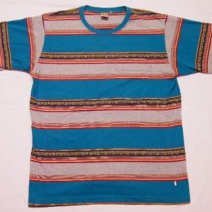 Vintage 80's HANG TEN Striped Stripe Pocket Surfer T-Shirt