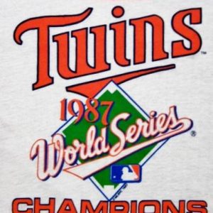 Vintage 1987 Minnesota Twins World Series Baseball T-shirt