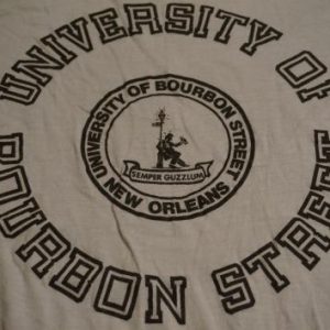 Vintage University of BOURBON STREET New Orleands T-Shirt M