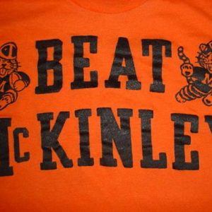 Vintage Beat McKinley Massillon Tigers Football T-Shirt M/L