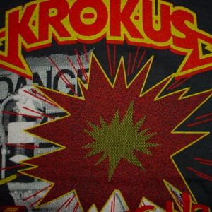 Vintage Krokus Burning Up The Night T-Shirt M/S