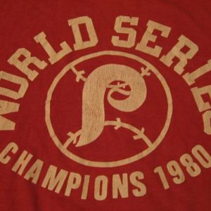 Vintage Philadelphia Phillies World Series Champions T-Shirt