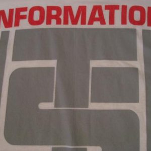 Vintage Information Society T-Shirt InSoc S