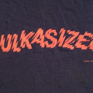 Vintage Hulk Hogan Hulkasized T-Shirt WWF Titan Sports S