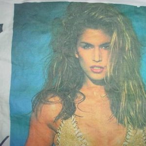 Vintage Cindy Crawford T-Shirt 1990s M/L