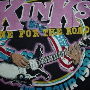 Vintage The Kinks Jersey T-Shirt One For The Road Tour S