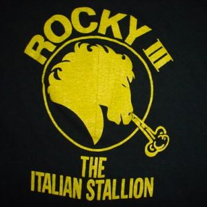 Vintage Rocky III T-Shirt 3 Italian Stallion Wheaties L/M