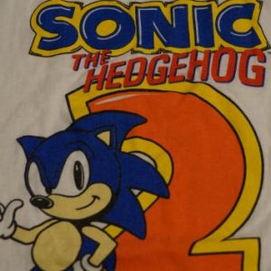 Vintage Sonic The Hedgehog SEGA T-Shirt L/XL