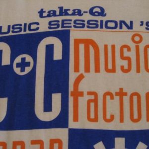 Vintage C+C Music Factory Taka-Q Japan 1991 T-Shirt L/M