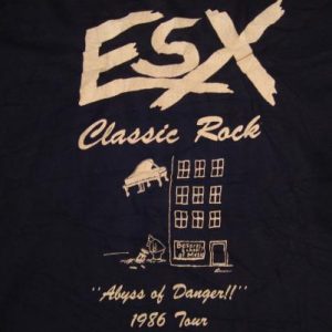 Vintage ESX Classic Rock Abyss of Danger Tour 1986 T-Shirt M