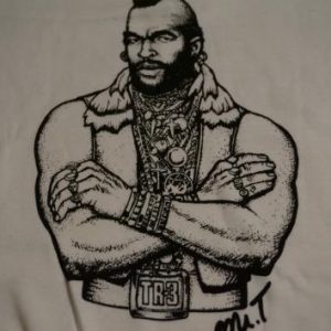 Vintage Mr. T TR-3 TR3 Wax T-Shirt S/XS