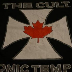 Vintage The Cult T-Shirt Sonic Temple Canadian Tour M/L