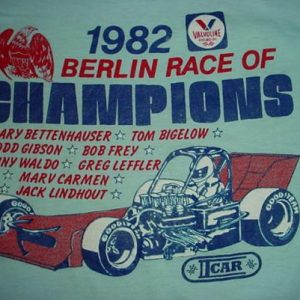 Vintage Berlin Race of Champions Valvoline T-Shirt 1982 S