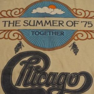 Vintage Chicago + Beach Boys Summer of 1975 T-Shirt M/S