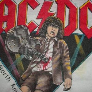 Vintage AC/DC North American Tour 1982 ACDC M