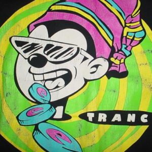 Vintage Nervous Records New York T-Shirt Trance XL