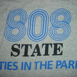 Vintage 808 State T-Shirt Cities in the Park Festival XL/L