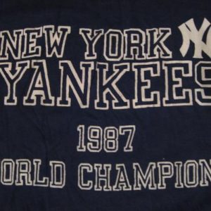 Vintage New York Yankees World Series Champions 1987 T-Shirt