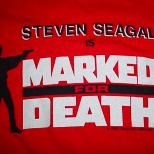 Vintage Steven Seagal T-Shirt Marked For Death M