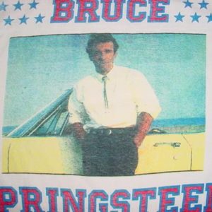 Vintage Bruce Springsteen T-Shirt Tunnel Stockholm Sweden