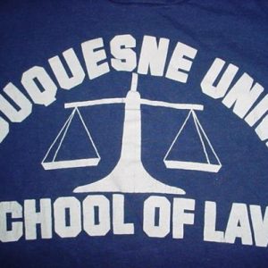 Vintage Duquesne University Law School T-Shirt M/S