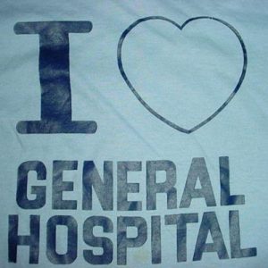 Vintage I Love General Hospital T-Shirt Soap Opera GH S