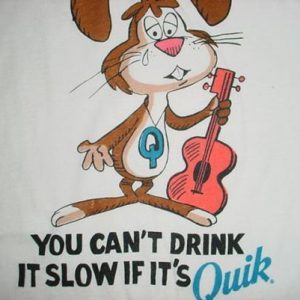 Vintage Quik Bunny T-Shirt Chocolate Milk Mix T-Shirt