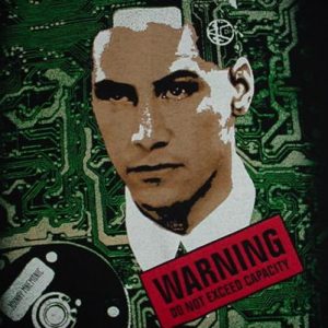 Vintage Johnny Mnemonic T-Shirt Keanu Reeves L