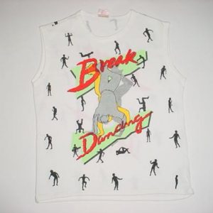 Vintage Break Dancing T-Shirt breakdancing 1984 S