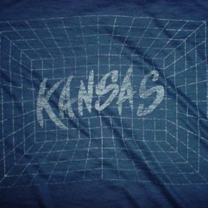 Vintage Kansas T-Shirt See-Thru 1980s M/L