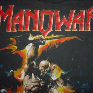 Vintage Manowar T-Shirt Hell on Stage XL/L