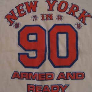 Vintage New York Mets Armed in 1990 T-Shirt S