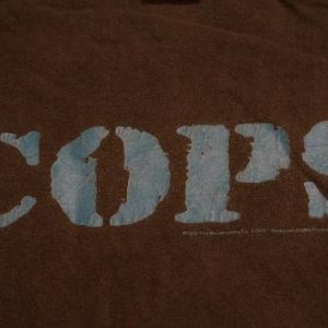 Vintage COPS TV Show T-Shirt 1990s L