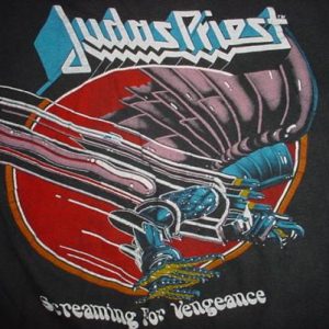 Vintage Judas Priest Screaming For Vengeance T-Shirt M/S