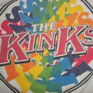 Vintage The Kinks Jersey T-Shirt One For The Road 1980 S