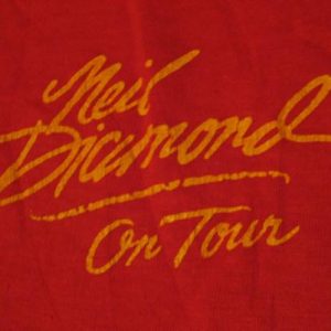 Vintage Neil Diamond On Tour T-Shirt M/L