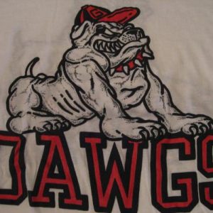 Vintage Georgetown Dawgs Hoyas Jack the Bulldog T-Shirt M/L