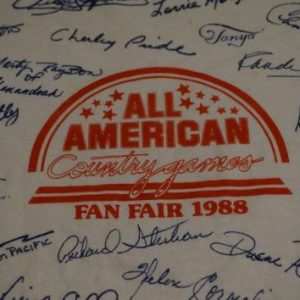 Vintage All American Country Games Fan Fair 1988 T-Shirt M/S