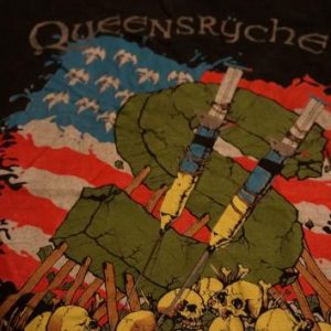 Vintage Queensryche Building Empire PusHead T-Shirt L/M