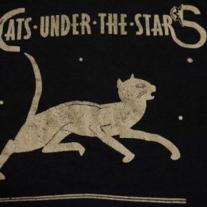 Vintage Cats Under The Stars T-Shirt Jerry Garcia Band? S