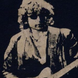 VTG 1970s RARE BOB DYLAN VISCOSE/RAYON BLEND TOUR T-SHIRT