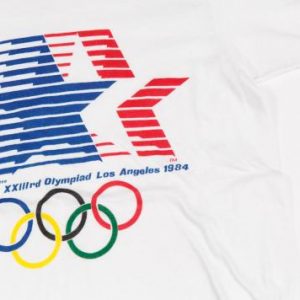 1984 OLYMPIC GAME USA RINGER VINTAGE T-SHIRT