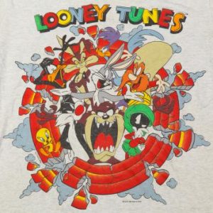 1995 LOONEY TUNES SPACE JAM BASKETBALL VINTAGE T-SHIRT