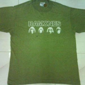 VTG RAMONES PUNK ROCK ORIGINAL T-SHIRT 80S