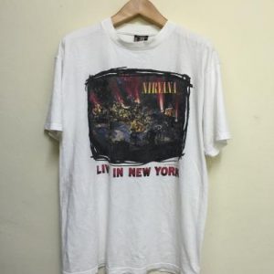 90s Nirvana Unplugged In New York Tshirt