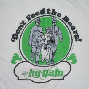 Vintage 1970's 70s Hy-Gain trucker antenna anti-police Shirt